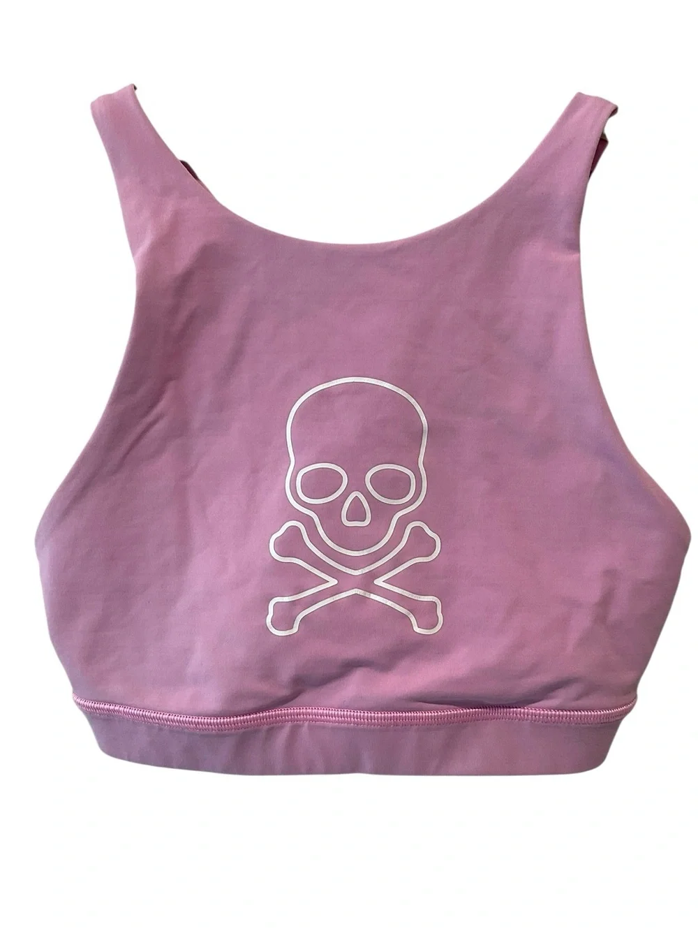 Lululemon x SoulCycle Skull Energy Bra Pink Purple Sz 4